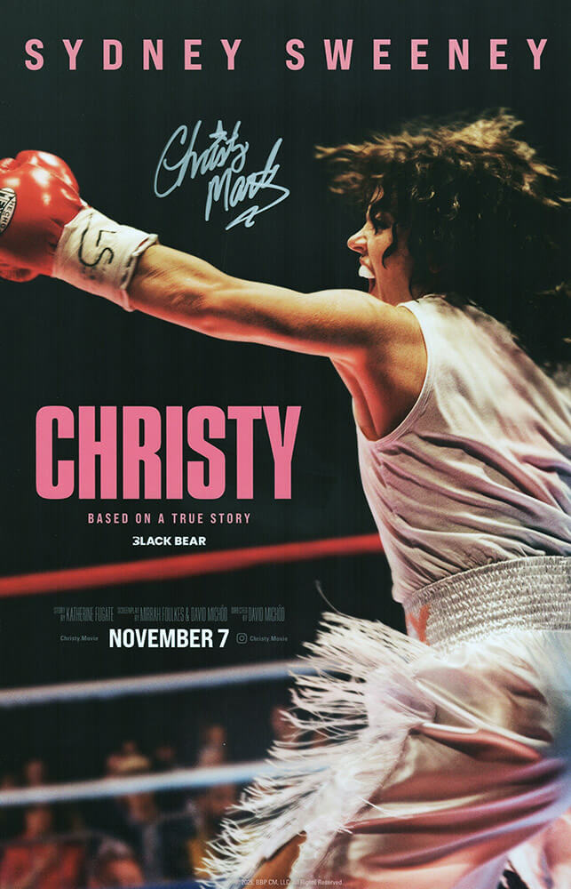 Christy Martin Autographed Christy 11x17 Movie Poster-Powers Sports Memorabilia