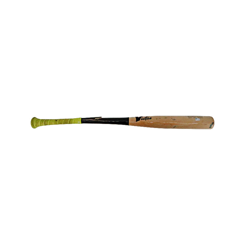 Johan Rojas Philadelphia Phillies 2024 Cracked Game Used Victus Pro Reserve Brandon Marsh YP66 Maple 34/31 Bat (MLB Auth)-Powers Sports Memorabilia