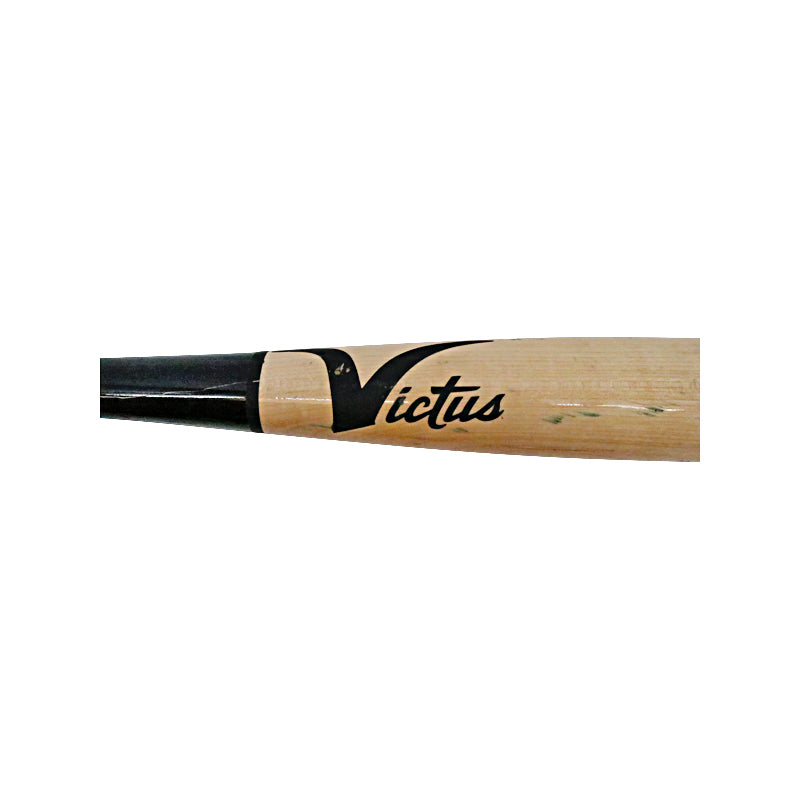 Johan Rojas Philadelphia Phillies 2024 Cracked Game Used Victus Pro Reserve Brandon Marsh YP66 Maple 34/31 Bat (MLB Auth)-Powers Sports Memorabilia