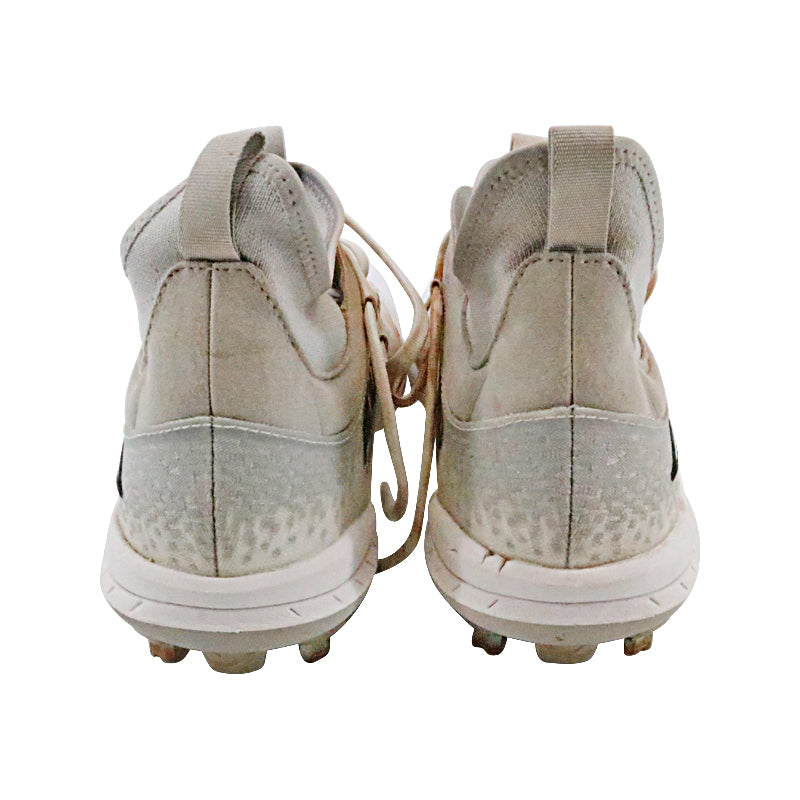 Brandon Marsh Philadelphia Phillies 2024 Game Worn Pair of White/Silver Adidas Adizero Lightlock Cleats - Size 13 (Brandon Marsh CX LOA)-Powers Sports Memorabilia
