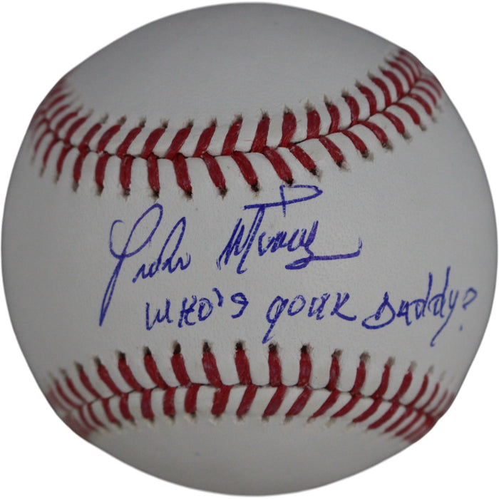 Pedro Martinez Signed Boston Red Sox Official MLB Baseball Who's Your Daddy – Beckett Authenticated-Powers Sports Memorabilia