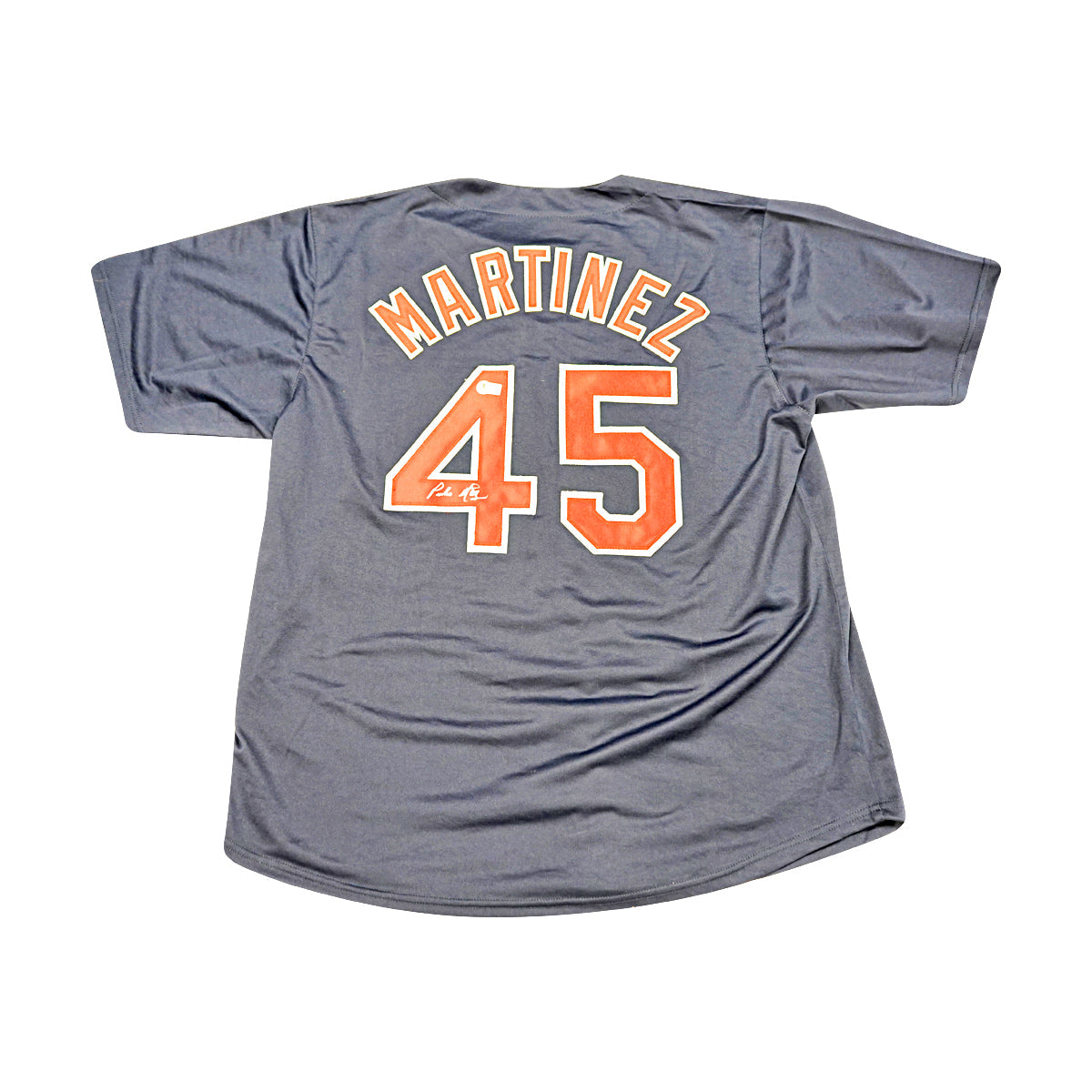 Pedro Martinez Boston Red Sox Signed Custom Jersey Beckett Holo Only-Powers Sports Memorabilia