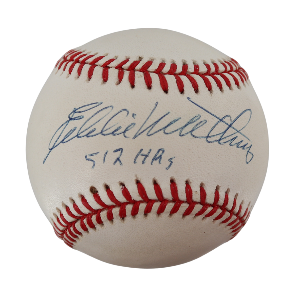Eddie Mathews Atlanta Braves Signed Inscribed ONL Baseball JSA COA