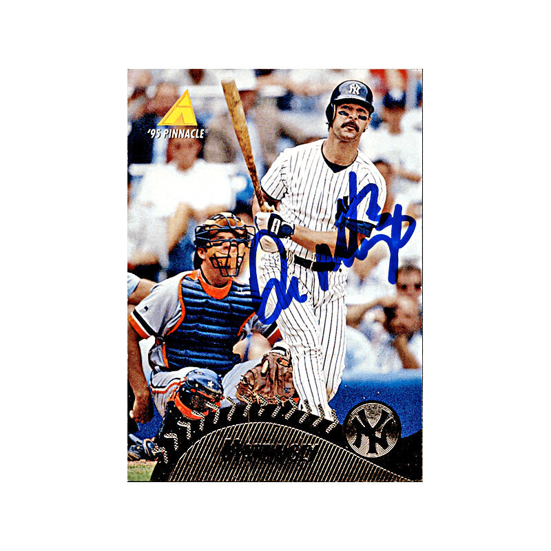 Don Mattingly New York Yankees Signed 1995 Pinnacle #21 Trading Card