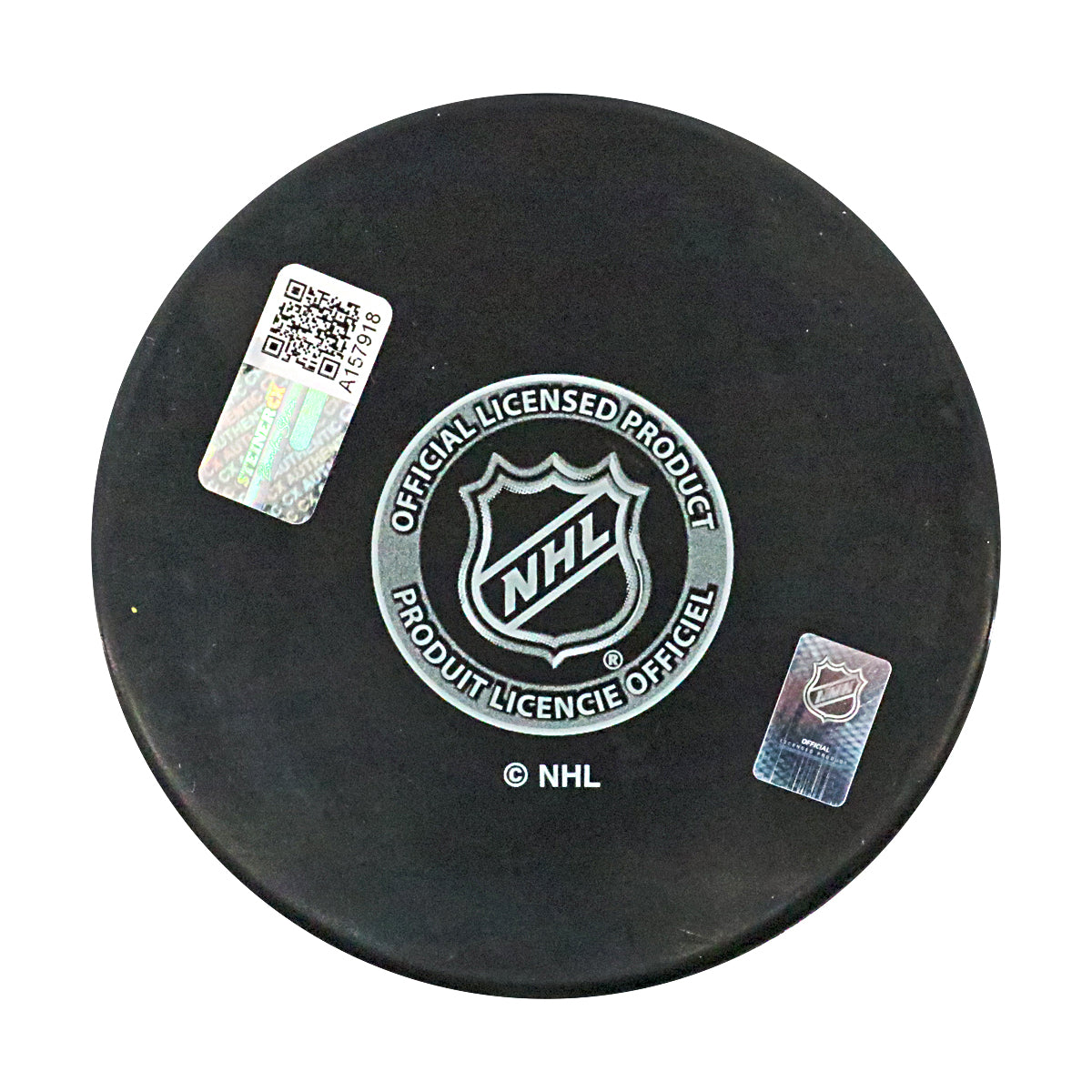 Stephane Matteau New York Rangers Signed Inscribed '94 Cup' Replica Rangers Puck-Powers Sports Memorabilia