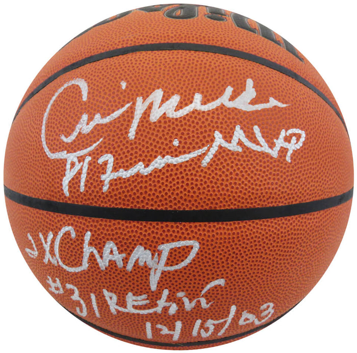Cedric Maxwell Autograph 81 Finals MVP, 2x NBA Champs, #31 Retired 12-15-03-Powers Sports Memorabilia
