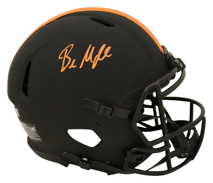 Baker Mayfield Signed Cleveland Browns Authentic Eclipse Helmet – Beckett Authenticated-Powers Sports Memorabilia