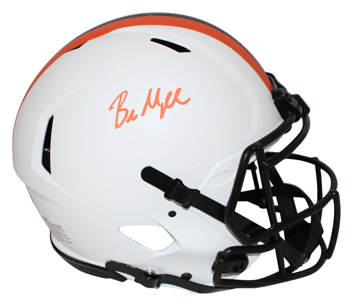 Baker Mayfield Signed Cleveland Browns Authentic Lunar Speed Helmet – Beckett Authenticated-Powers Sports Memorabilia
