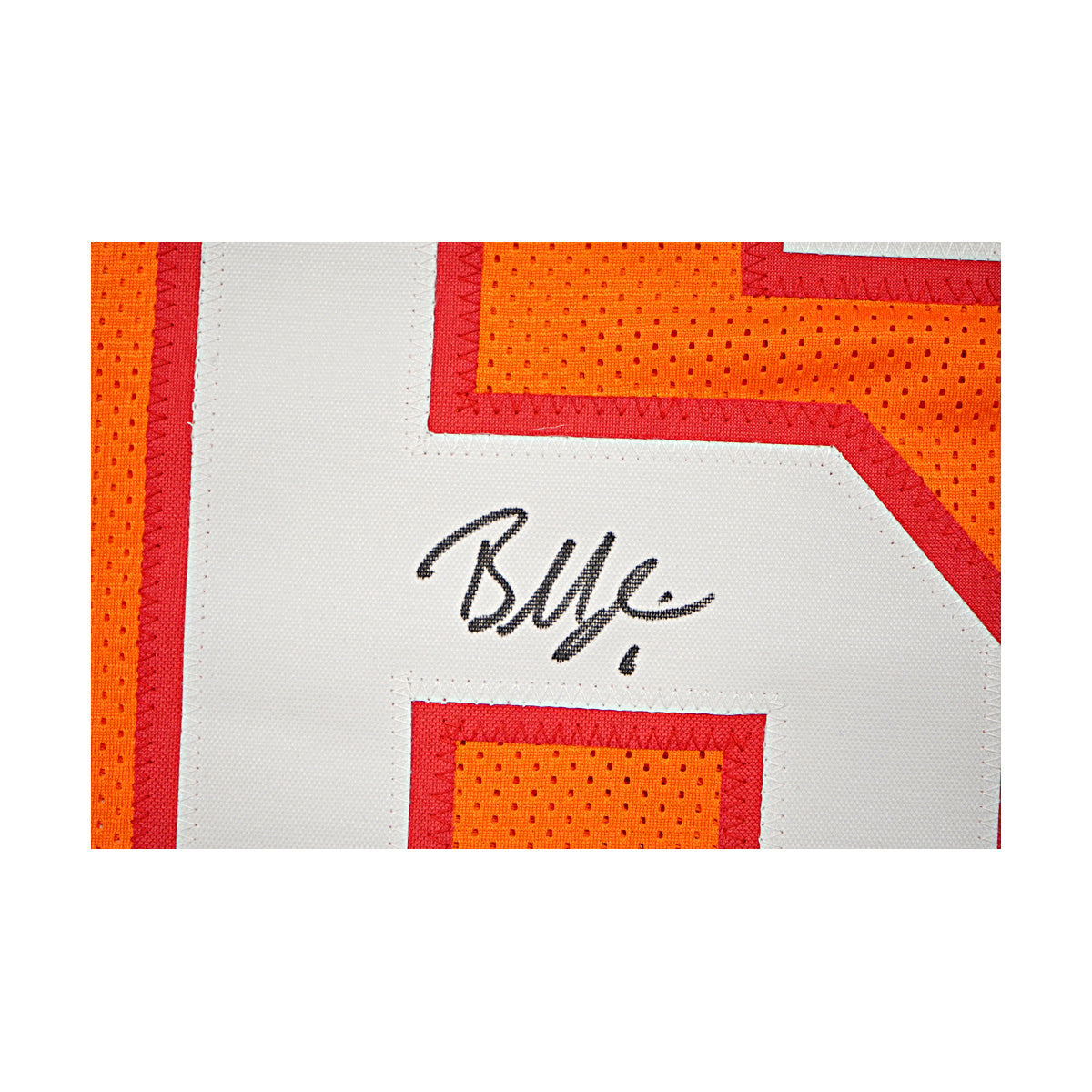 Baker Mayfield Tampa Bay Buccanneers Signed Orange Custom Jersey Beckett Holo-Powers Sports Memorabilia