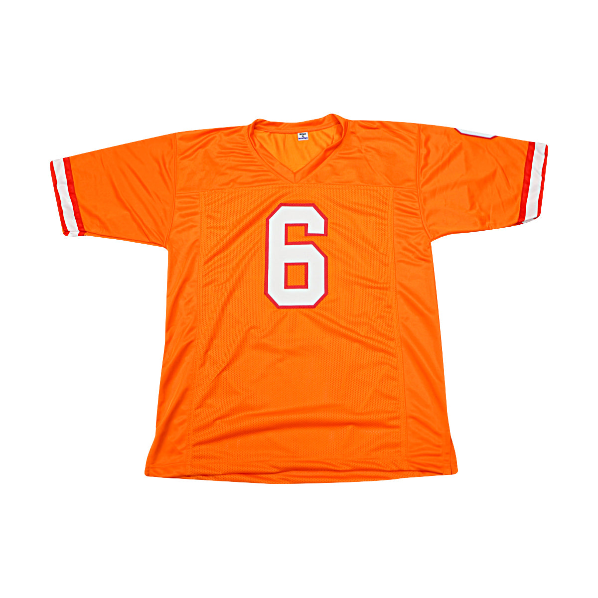 Baker Mayfield Tampa Bay Buccanneers Signed Orange Custom Jersey Beckett Holo-Powers Sports Memorabilia