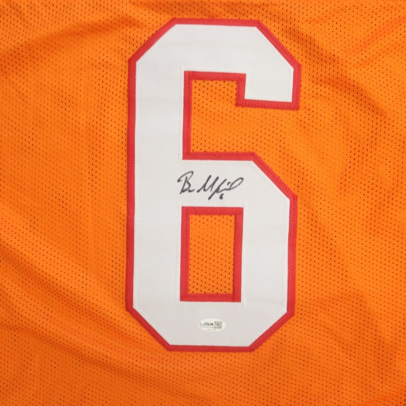 Baker Mayfield Tampa Bay Buccanneers Signed Orange Custom Jersey JSA COA-Powers Sports Memorabilia