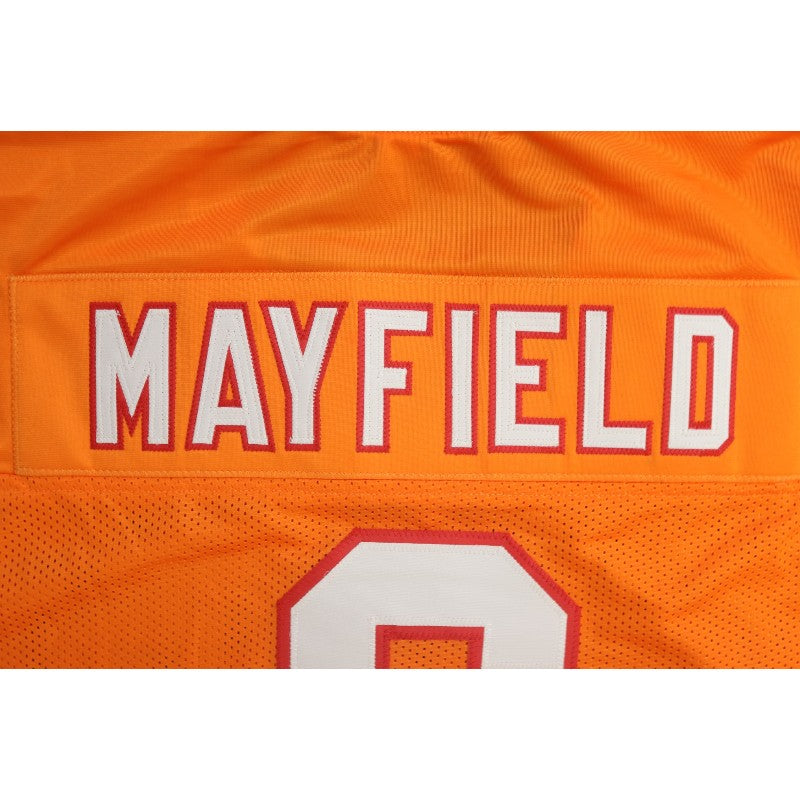 Baker Mayfield Tampa Bay Buccanneers Signed Orange Custom Jersey JSA COA-Powers Sports Memorabilia