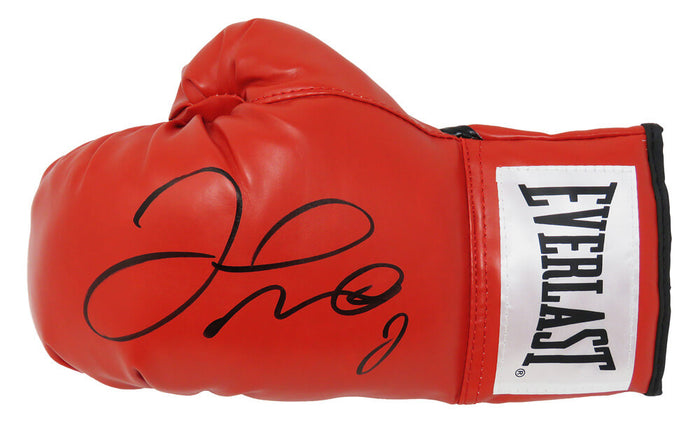 Floyd Mayweather Jr. Autographed Everlast Red Boxing Glove-Powers Sports Memorabilia
