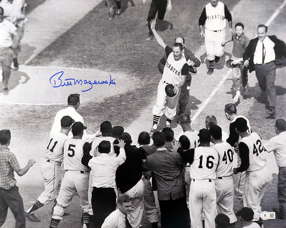 Bill Mazeroski Pittsburgh Pirates Autographed 1960 WS Game 7 Walk Off HR-Powers Sports Memorabilia