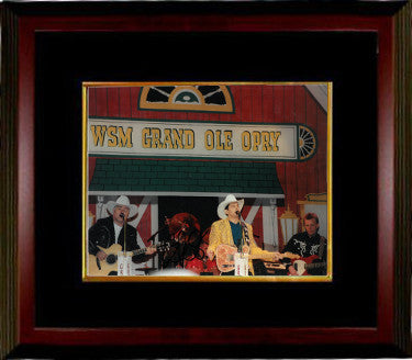 Brad Paisley Autographed Grand Ole Opry 8 x 10 Photograph Custom Framing- JSA #DD32418-Powers Sports Memorabilia