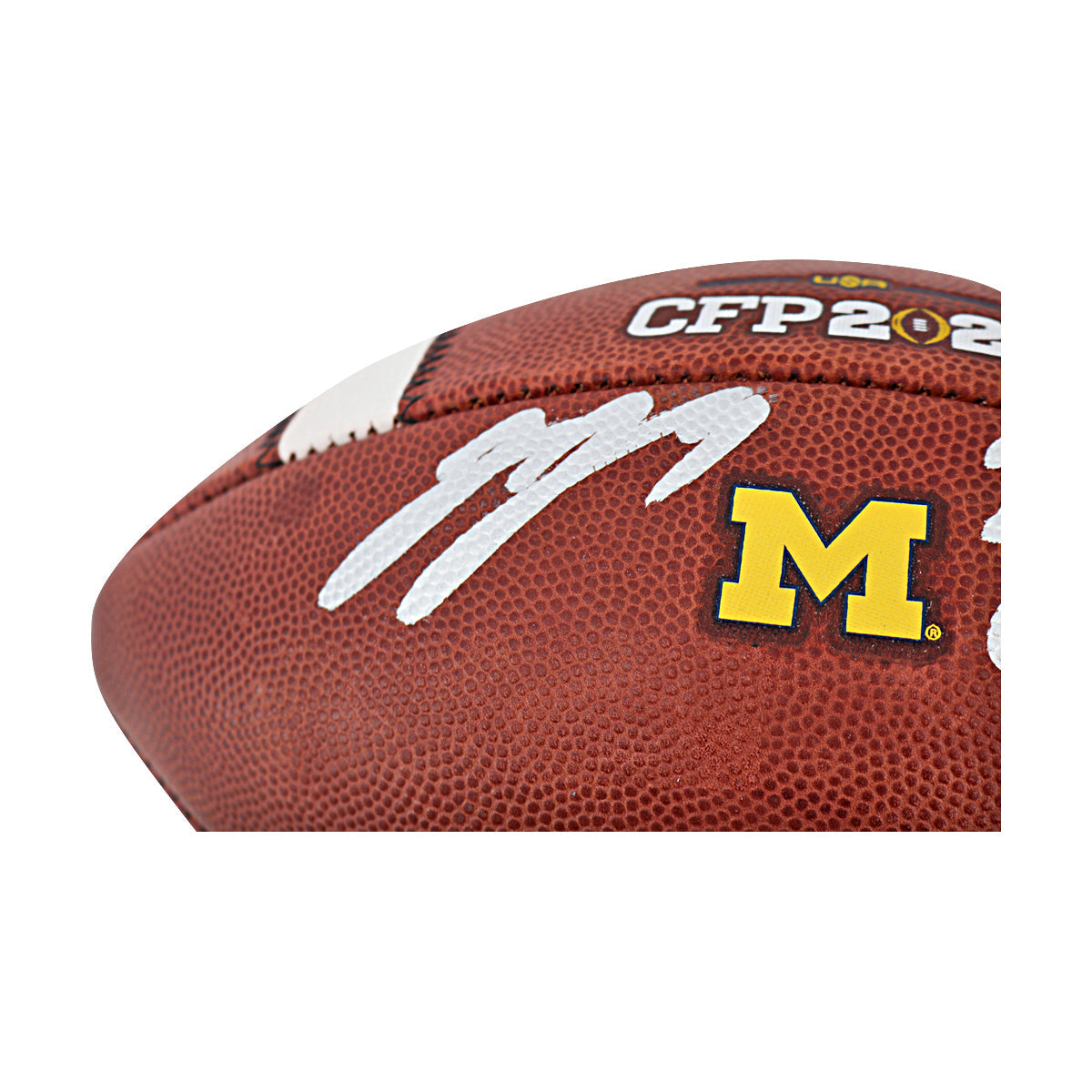 JJ McCarthy University of Michigan Signed Inscribed '23 Natl Champs' Team Issued CFP2024 Nike Michigan Football-Powers Sports Memorabilia