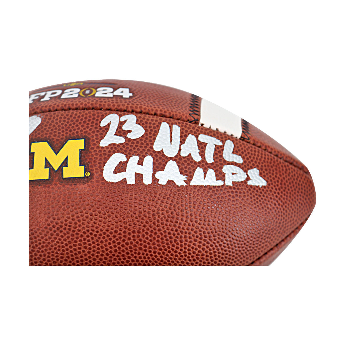 JJ McCarthy University of Michigan Signed Inscribed '23 Natl Champs' Team Issued CFP2024 Nike Michigan Football-Powers Sports Memorabilia