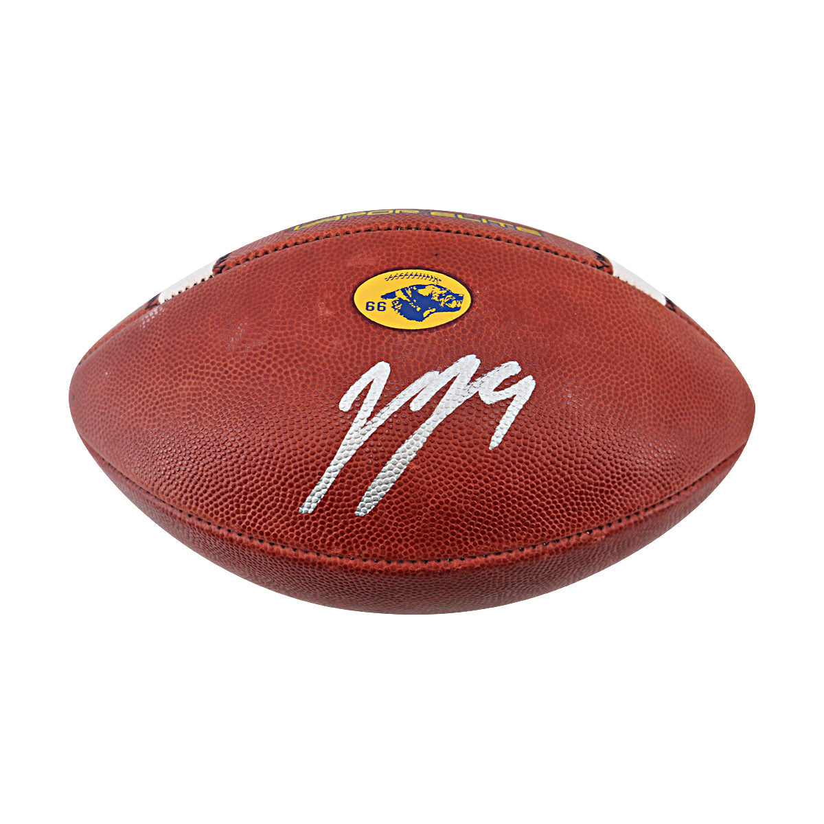 JJ McCarthy University of Michigan Signed Team Issued Nike Vapor Elite Ball #66 Football-Powers Sports Memorabilia