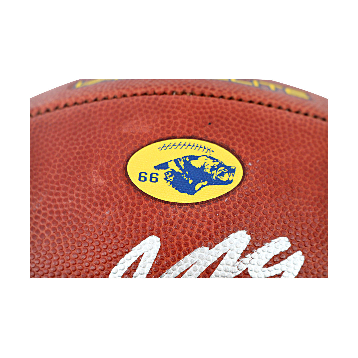 JJ McCarthy University of Michigan Signed Team Issued Nike Vapor Elite Ball #66 Football-Powers Sports Memorabilia