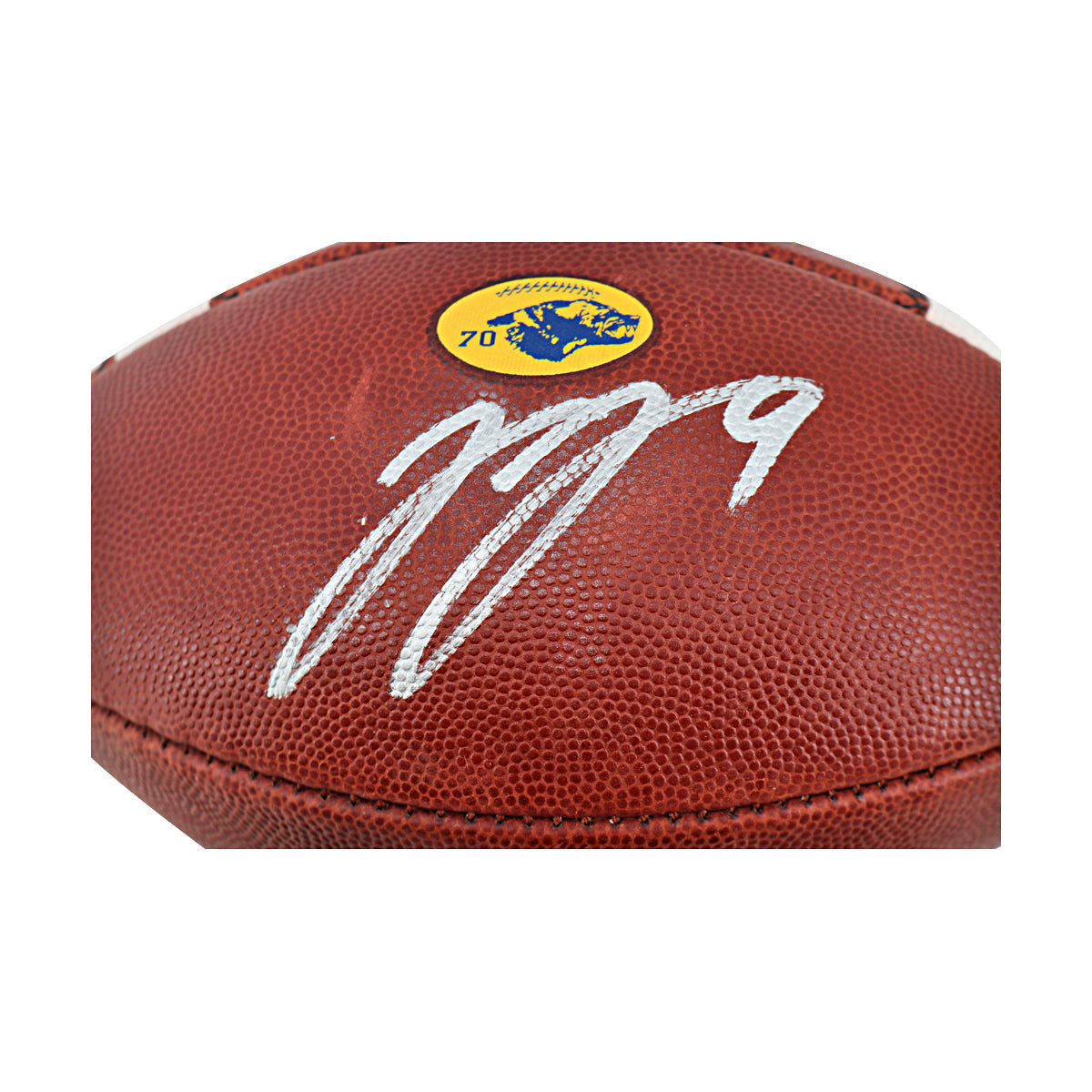 JJ McCarthy University of Michigan Signed Team Issued Nike Vapor Elite Ball #70 Football-Powers Sports Memorabilia
