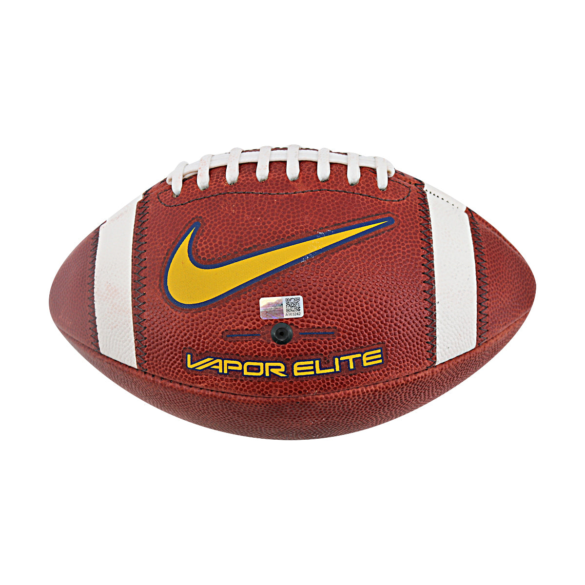 JJ McCarthy University of Michigan Signed Team Issued Nike Vapor Elite Ball #70 Football-Powers Sports Memorabilia