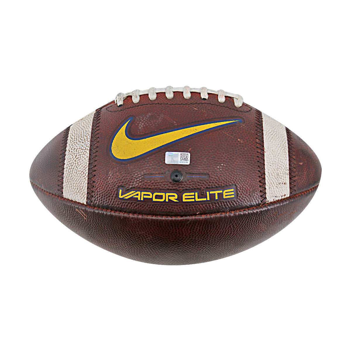 JJ McCarthy University of Michigan Signed Team Issued Nike Vapor Elite Ball #94 Football-Powers Sports Memorabilia