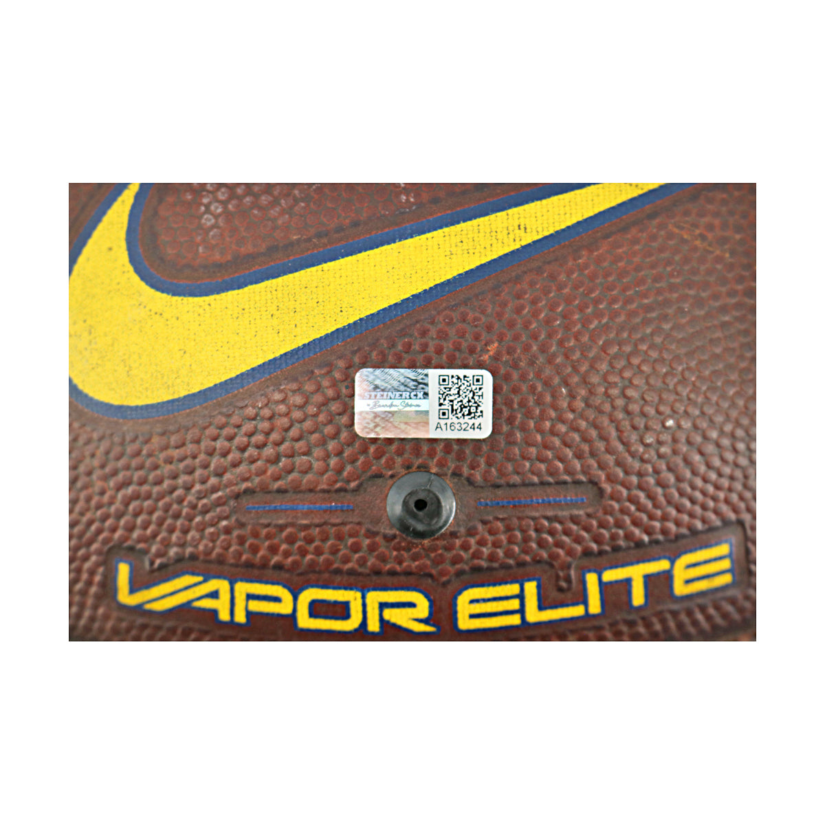 JJ McCarthy University of Michigan Signed Team Issued Nike Vapor Elite Ball #94 Football-Powers Sports Memorabilia