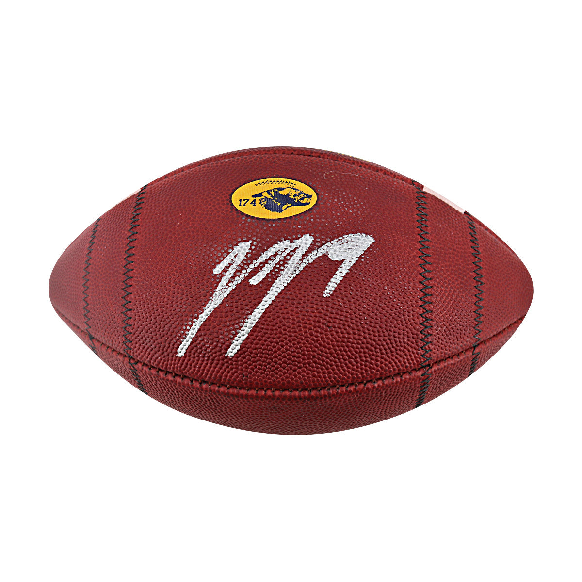 JJ McCarthy University of Michigan Signed Team Issued Nike Vapor Elite Ball #174 Football-Powers Sports Memorabilia