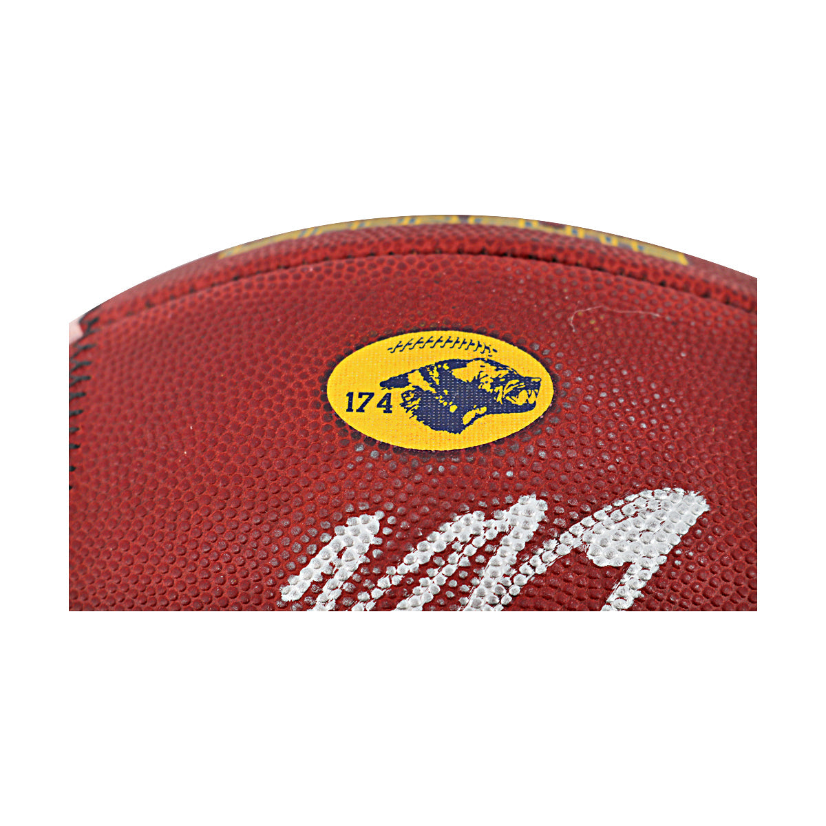 JJ McCarthy University of Michigan Signed Team Issued Nike Vapor Elite Ball #174 Football-Powers Sports Memorabilia