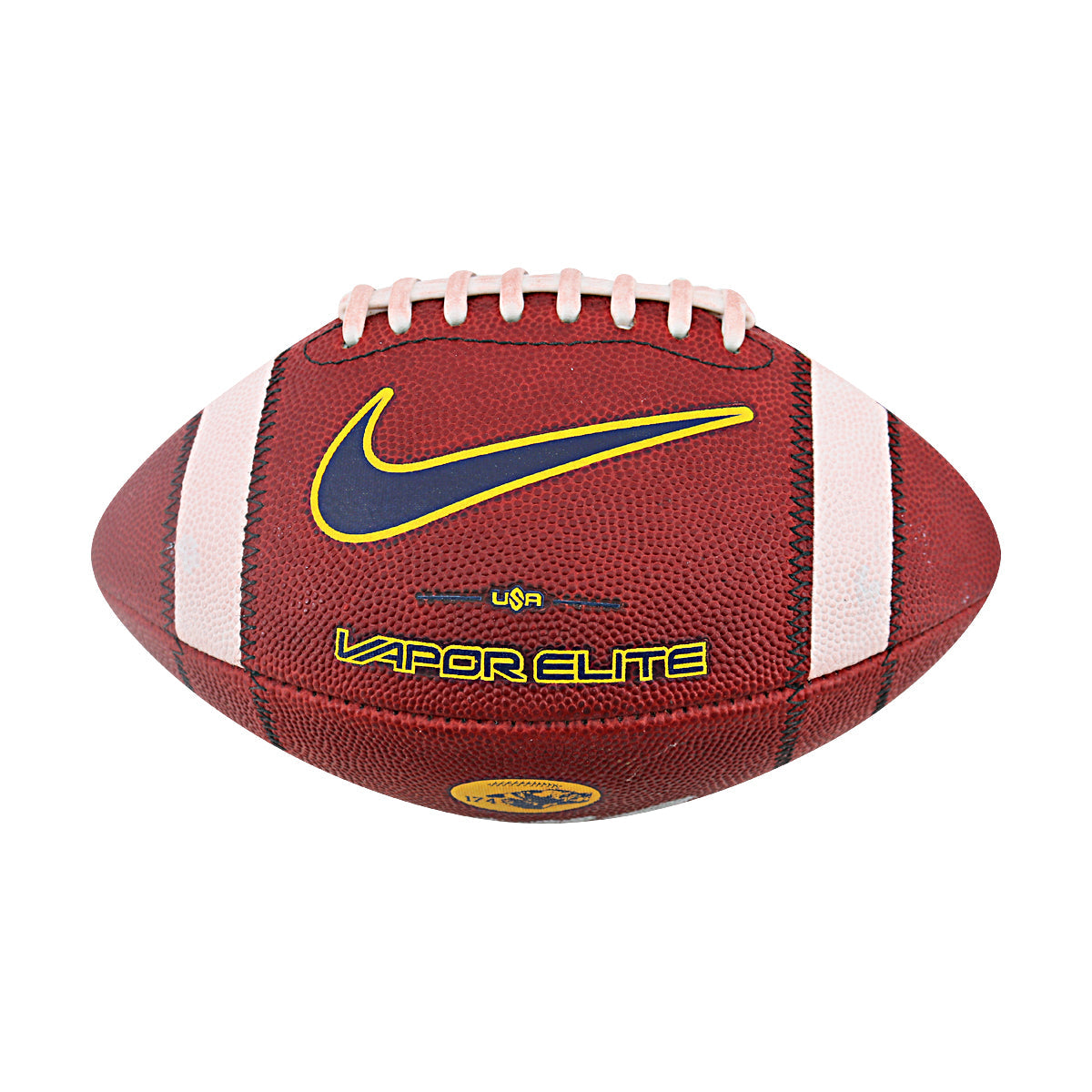 JJ McCarthy University of Michigan Signed Team Issued Nike Vapor Elite Ball #174 Football-Powers Sports Memorabilia