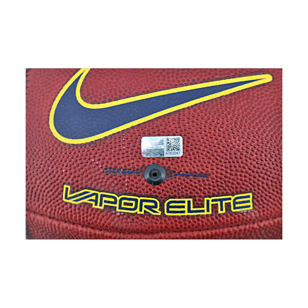 JJ McCarthy University of Michigan Signed Team Issued Nike Vapor Elite Ball #174 Football-Powers Sports Memorabilia