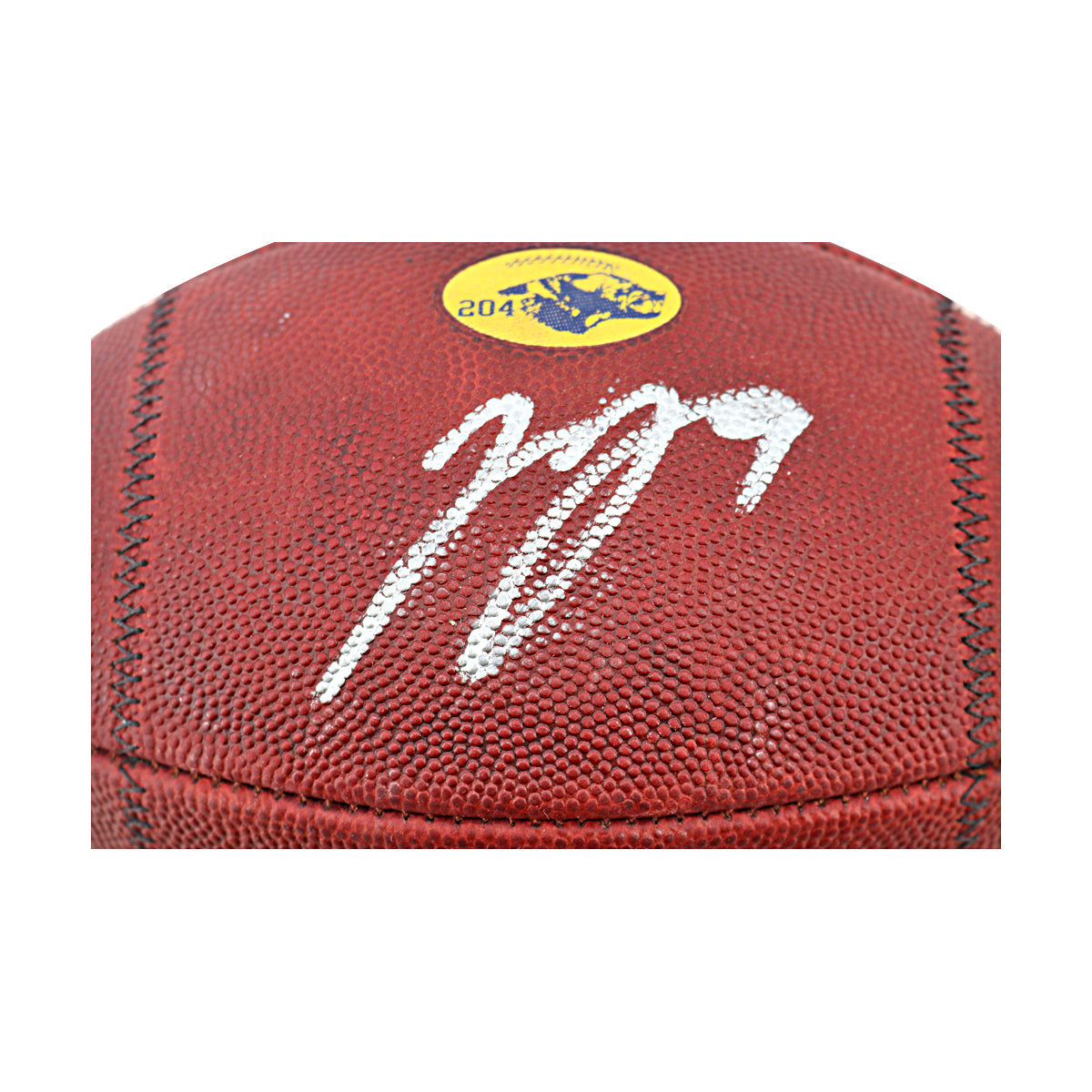 JJ McCarthy University of Michigan Signed Team Issued Nike Vapor Elite Ball #204 Football-Powers Sports Memorabilia