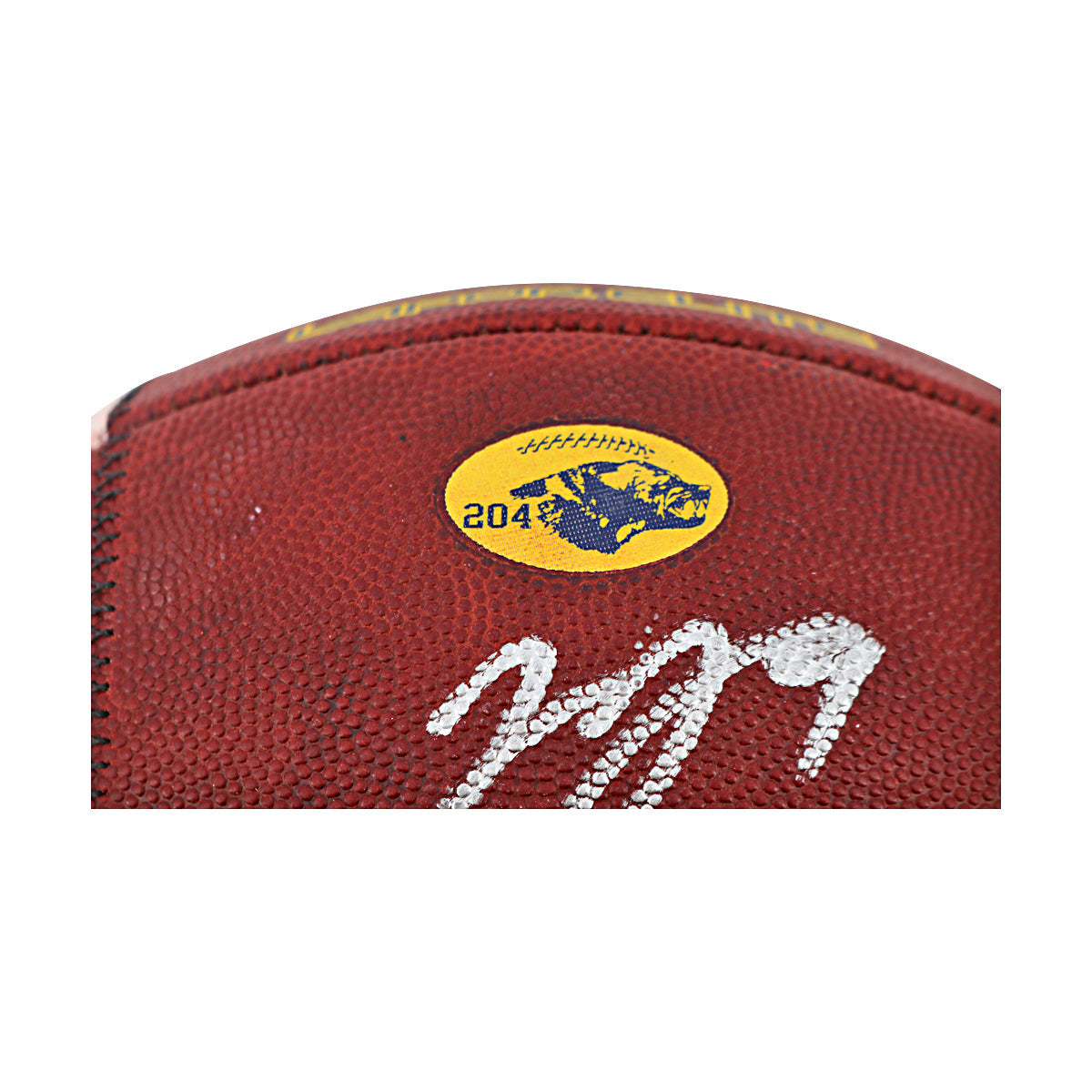 JJ McCarthy University of Michigan Signed Team Issued Nike Vapor Elite Ball #204 Football-Powers Sports Memorabilia