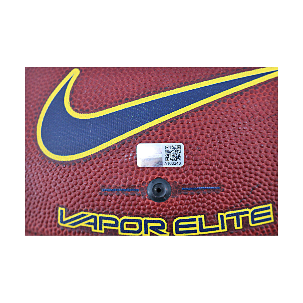 JJ McCarthy University of Michigan Signed Team Issued Nike Vapor Elite Ball #204 Football-Powers Sports Memorabilia
