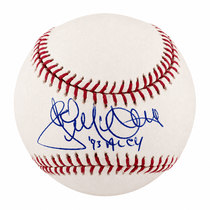 Jack McDowell Autographed Rawlings (Selig) MLB Baseball with 93 AL CY-Powers Sports Memorabilia