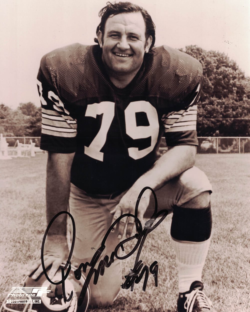 Ron McDole Washington Redskins Signed 8x10 Photo-Powers Sports Memorabilia