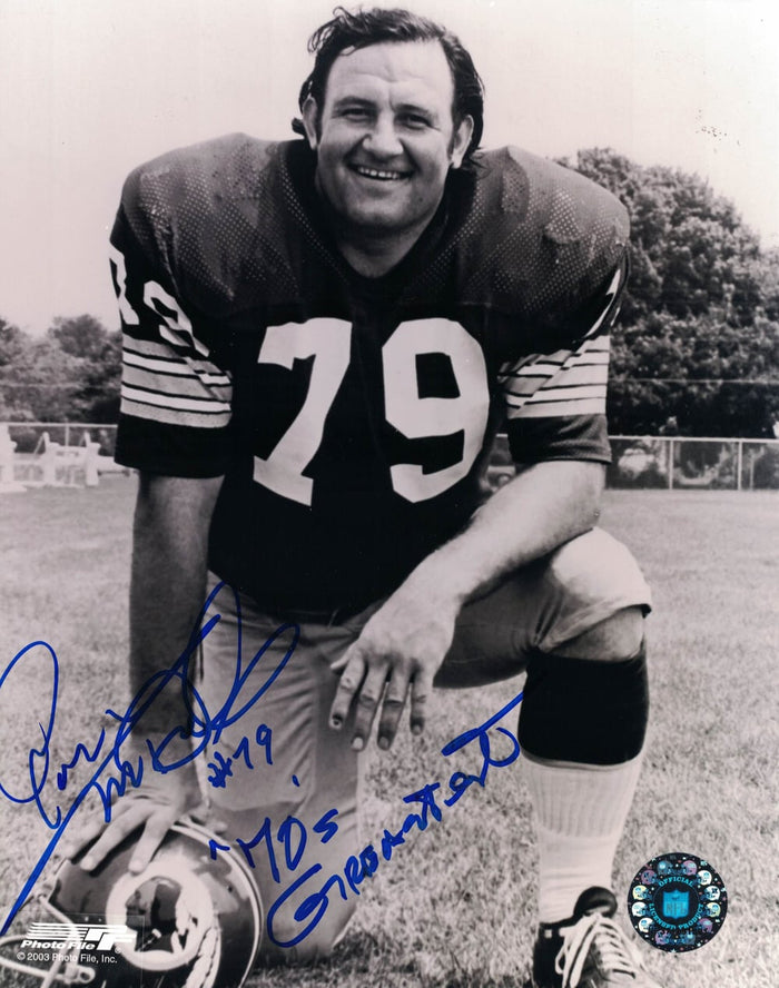 Ron McDole Autographed Washington Redskins 8x10 Photo 70 Greatest