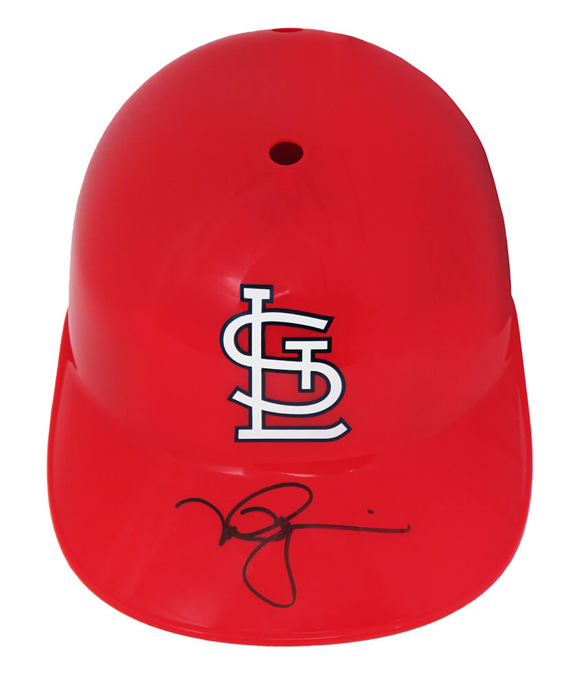 Mark McGwire Autographed St Louis Cardinals Replica Souvenir Batting Helmet-Powers Sports Memorabilia