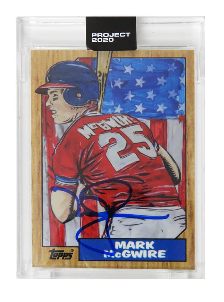 Mark McGwire Autographed Topps Project 2020 Card #81 (Blake Jamieson Artist)-Powers Sports Memorabilia