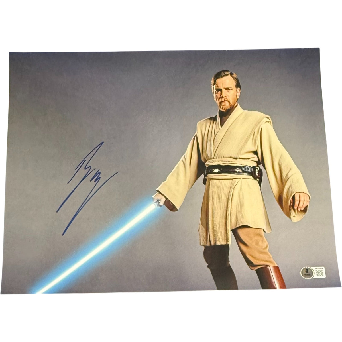 Ewan McGregor Star Wars Signed 11x14 Photo - Beckett Beckett-Powers Sports Memorabilia