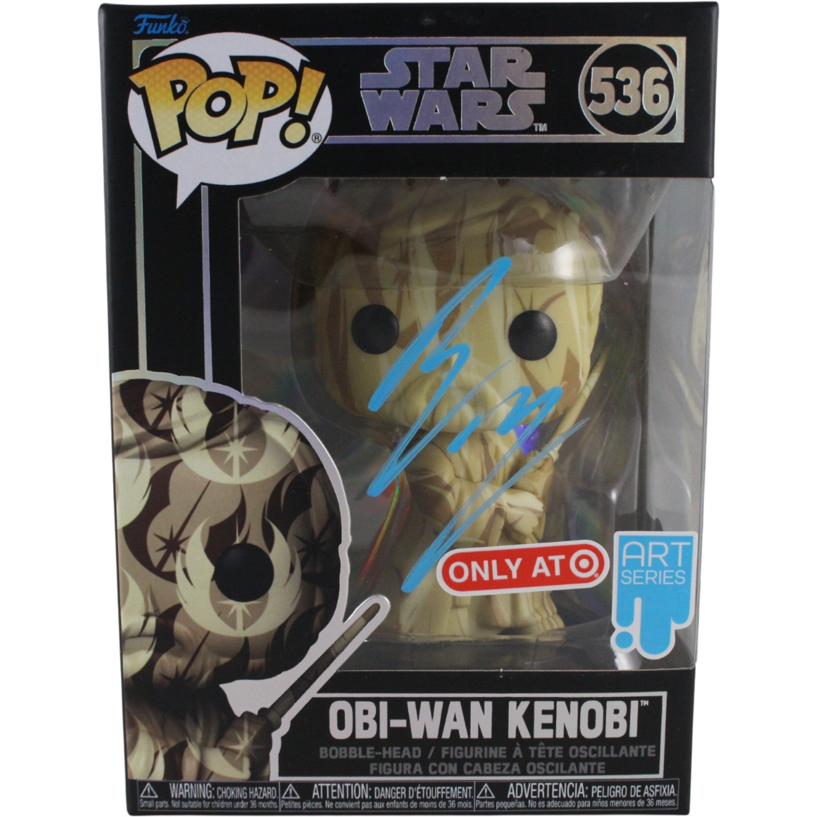 Ewan McGregor Star Wars Signed Funko Pop - Funko Pop! #536 Obi-Wan Kenobi Beckett Beckett-Powers Sports Memorabilia