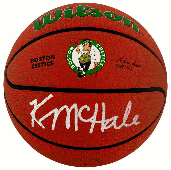 Kevin McHale Autographed Boston Celtics Logo Wilson Alliance NBA Basketball-Powers Sports Memorabilia