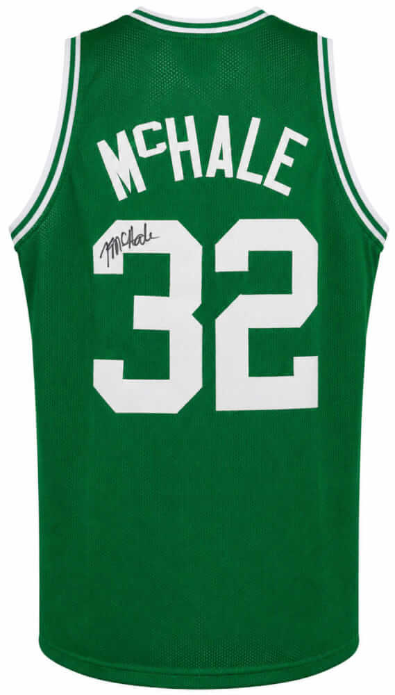 Kevin McHale Autographed Green Custom Basketball Jersey-Powers Sports Memorabilia