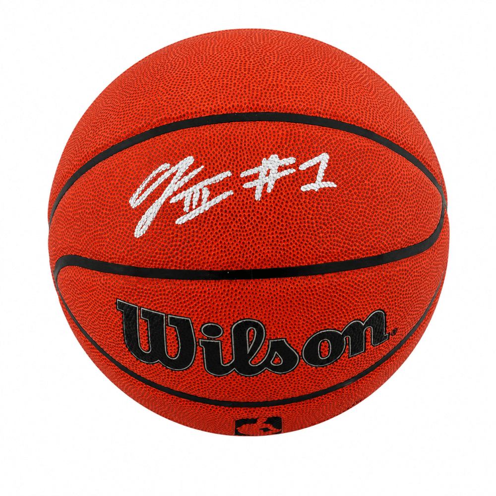 Trey McKenney Autographed Wilson Indoor/Outdoor NBA Basketball-Powers Sports Memorabilia