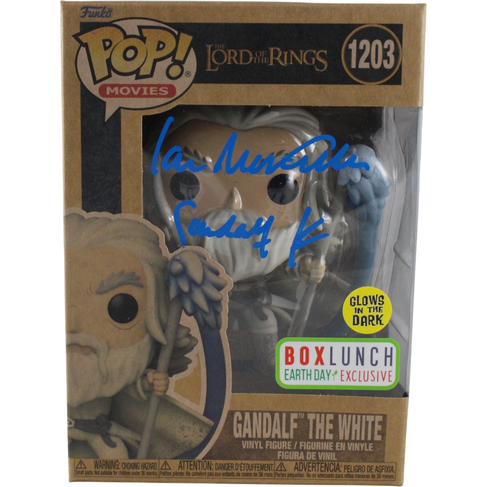 Ian McKellen Lord of the Rings Signed Funko Pop - Funko Pop! 1203 Gandolf Beckett Beckett-Powers Sports Memorabilia