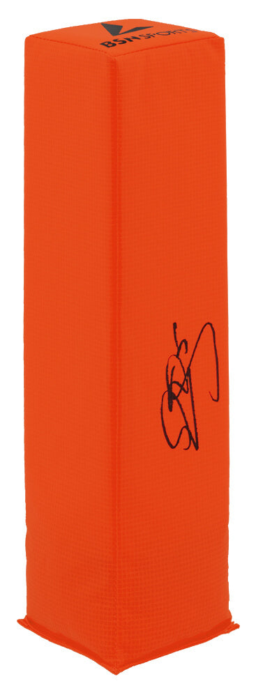 Donovan McNabb Autographed BSN Orange Endzone Football Pylon