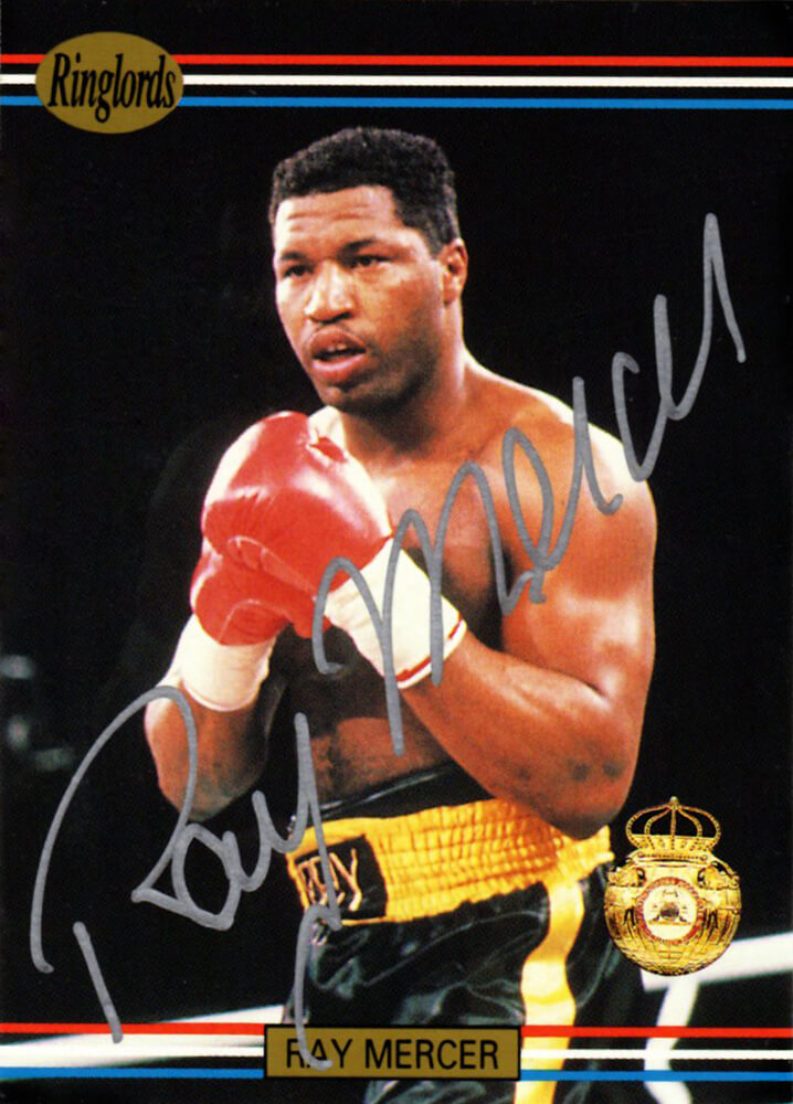 Ray Mercer Autographed 1991 Ringlords Boxing Trading Card #13-Powers Sports Memorabilia