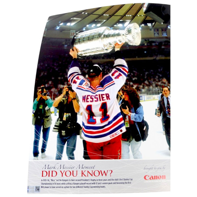 Mark Messier New York Rangers Signed Inscribed HOF 2007 A Celebration of The Captain-Powers Sports Memorabilia