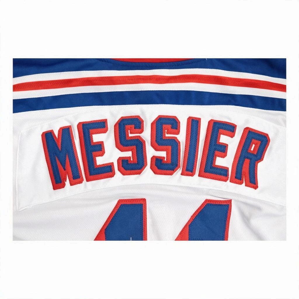 Mark Messier New York Rangers Signed Inscribed 94 Cup White Pro Style Jersey-Powers Sports Memorabilia
