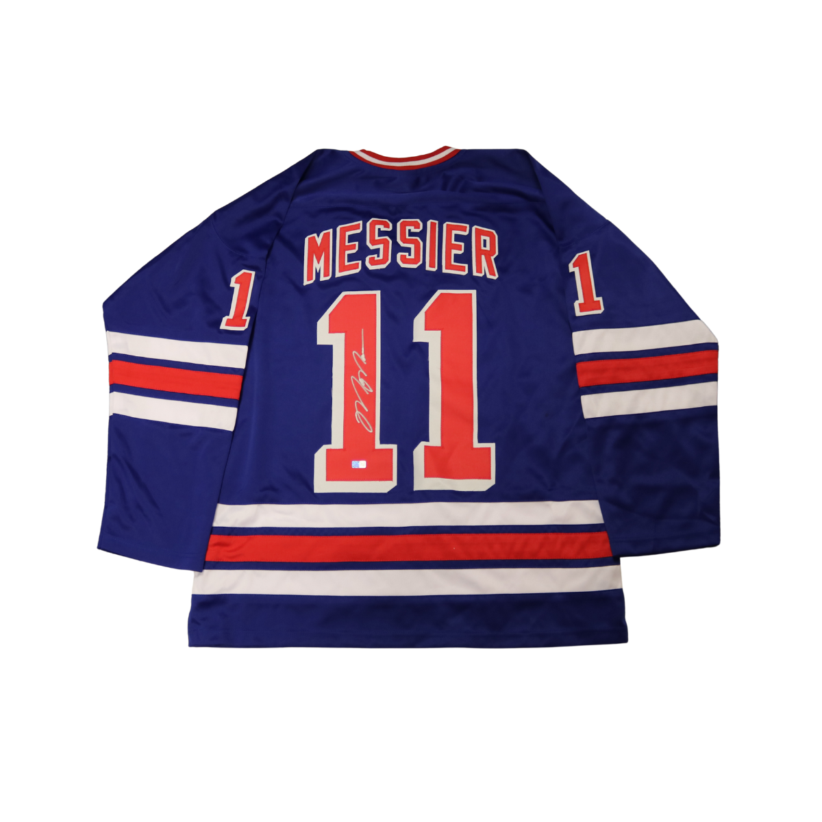 Mark Messier New York Rangers Signed Pro Style Blue Jersey-Powers Sports Memorabilia